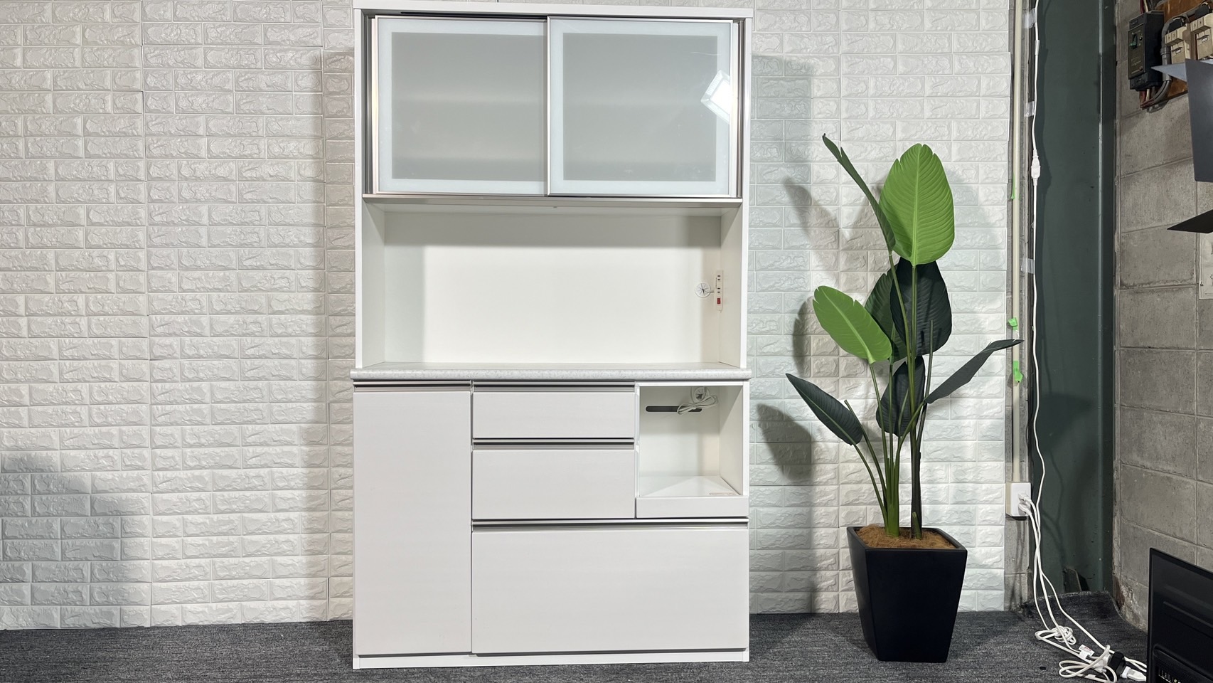 ⭐︎値下げ⭐︎ニトリ キッチンボード（アルミナ）幅120cm奥行45cm高